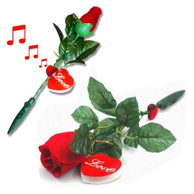 "Recording  Artificial Rose - code 13(Single Rose) - Click here to View more details about this Product